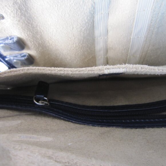 STELLA & DOT Dark Blue Nylon Tote Handbag - Picture 8 of 11